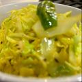 Saroj Kamdar's cooksnap of when they made કોબી મરચાં નો સંભારો (Kobi Marcha Sambharo Recipe In Gujarati).