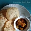 Dipanwita Ghosh Roy's cooksnap of when they made লুচি আর ছোলার ডাল (luchi cholar dal recipe in Bengali).