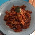 Cooksnap dari Ria Lestari Anggraini untuk resep Ayam Suir Balado