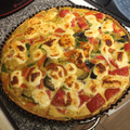 El cooksnap de Daniela Rapicavoli cuando hizo Tarta HIPER LIGHT de Berenjena Zucchini y Tomate #Veggie.