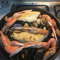 El cooksnap de gregadamatas cuando hizo Suquet de dorada  con galeras y calamar.
