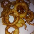 El cooksnap de Karina Correa cuando hizo Aros de cebolla.