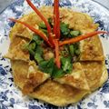 Cooksnap Nur Azliani Amer semasa beliau membuat Telur Bungkus Merdeka.