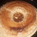 El cooksnap de Mika Bochicho cuando hizo Flan de leche en polvo y café.