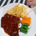 Cooksnap dari wiwid kurniawita untuk resep Steak Sapi Saus Lada Hitam