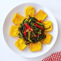 Cooksnap dari Nay's Kitchen untuk resep Tahu Siram Tumis Kangkung