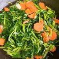Cooksnap dari Rachmawaty Ahmad untuk resep Sayur bening kangkung wortel