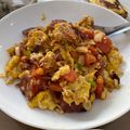 Cooksnap dari Tanti Lee untuk resep Lapchiong Telur Tumis Tomat (Non Halal)