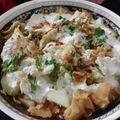 Saira Abdullah's cooksnap of when they made Chana Chat!.
