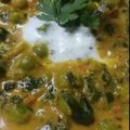 Pooja Manish Agarwal's cooksnap of when they made Methi malai matar.