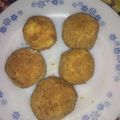 El cooksnap de Vivi cuando hizo Bombas de papa rellena de queso y jamón.