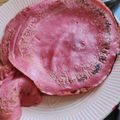 El cooksnap de Lore Colman cuando hizo Panqueques o Creps de Remolacha.