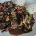 El cooksnap de Denisse Arratia Muñoz cuando hizo Carne Mongoliana.
