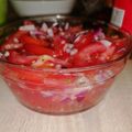 Szandy Koczkás Cooksnap-ja, amikor elkészítette a(z) Ecetes paradicsomsaláta receptet.
