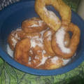 El cooksnap de Luu Cohene cuando hizo Torta Frita Dulce (con forma de torsal).