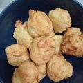 Cooksnap Dr. Zie Azizah semasa beliau membuat Cekodok Kelapa @ Cucur Kelapa.