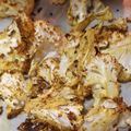 El cooksnap de Ramon cuando hizo Coliflor especiada al horno.