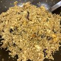 El cooksnap de Annuska Perera cuando hizo Cuscús de coliflor con manzana.
