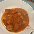 El cooksnap de Rocío Pimentel cuando hizo Atún encebollado con tomate.