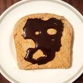 inLondon's cooksnap of when they made ヌテラピーナッツバタートースト.