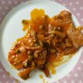 El cooksnap de Zaira cuando hizo Filetes de lomo de cerdo con verduras.