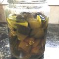 El cooksnap de Lu Dlk cuando hizo Berenjenas al microondas (escabeche a la cúrcuma).
