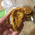 El cooksnap de cristinarecetas cuando hizo Pancakes de calabaza -Zapallo fit saludables riquísimos (veganos sin huevo, sin harina, sin manteca).