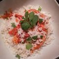 il Elena Guerra quando ha preparato Biryani (riso con pollo speziato) di Saba