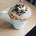 El cooksnap de Justina Cortea cuando hizo Mugcake torta en taza de banana.