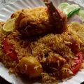 sandhya Dutta 's cooksnap of when they made চিকেন বিরিয়ানি (chicken biryani recipe in Bengali).