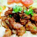 รูป Cooksnap ของ คุณครู มีเกียรติ เวสารัช (ครูต้นดนตรี) เมื่อเขาทำ หมูทอดกระเทียม