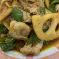 クックZJFWVJ☆'s cooksnap of when they made 豚薄切り肉＆蓮根ピーマンの和風カレー炒め.
