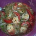 El cooksnap de Fátima Rendón cuando hizo Ceviche de camarón Ecuatoriano.