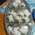 El cooksnap de Trinidad Oviedo Naz cuando hizo Sushi (su) aderezo (shi) arroz.