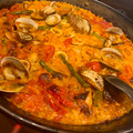El cooksnap de Tamy cuando hizo Paella a la leña.