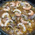 El cooksnap de Miriam de Palma cuando hizo Cazuela Express c/ mariscos surtidos envasados bien a mi manera.