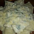El cooksnap de Carolina Espinoza cuando hizo Salsa de pollo y verdeo.
