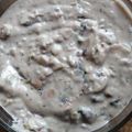 El cooksnap de menaflower cuando hizo Salsa Blanca con Champiñones - Sin Tacc.