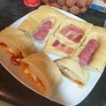 El cooksnap de Leticia Gomez cuando hizo Coca salada de longaniza y panceta.