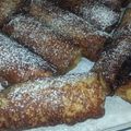 DaProDiva's cooksnap of when they made French Toast Banana Fosters Roll-Ups.