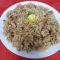 صورة من نور الإسلام ، شاركها بعد تجربة وصفة شيش مع الرز وبهار الكبسة والكاري 💯😋