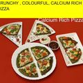 sarla nihlani's cooksnap of when they made Palak paneer pizza.