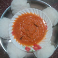 Vijayalakshmi Velayutham's cooksnap of when they made இட்லி தக்காளி சட்னி.