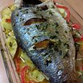 El cooksnap de Elena M cuando hizo Dorada al horno.