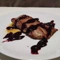 El cooksnap de Aitor Edo Porcar cuando hizo Secreto ibérico con Salsa de fresas y vino.