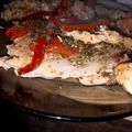 El cooksnap de Magda Cazet cuando hizo Salmón rosado con verduras fácil.