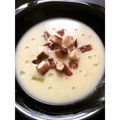 Izabella Horváth Cooksnap-ja, amikor elkészítette a(z) Egyszerű fokhagymakrémleves receptet.