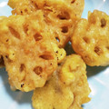 ゆいちん5's cooksnap of when they made シャキシャキ☆蓮根の天ぷら.