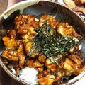 ぺこりーの。's cooksnap of when they made 話題入り感謝☆タレが絡む焼き鳥丼.