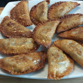 El cooksnap de Juan Ruiz cuando hizo Empanadillas rellenas de plátano a la miel con piñones.